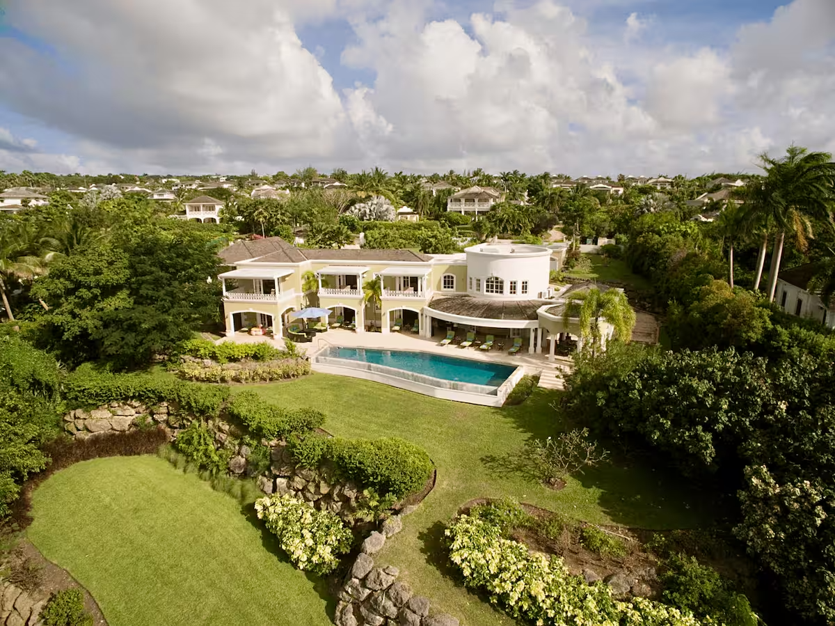 Main view of the luxury villa